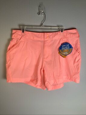 Columbia PFG Coral Pink Athletic Shorts NWT Sz 16